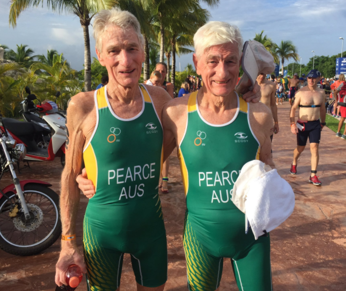 Meet the 80yo triathlete twins leaving us all in their wake